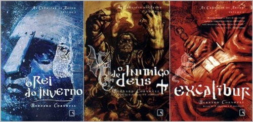 Capas da edição brasileira da trilogia